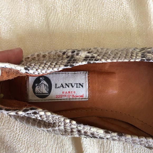 Lanvin python ballerina flats. - Picture 6 of 6
